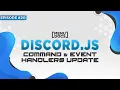 Discord js v11 Bot Tutorial - Command Event Handler Update Episode 20 MenuDocs