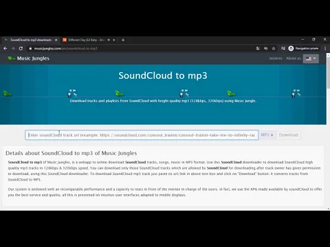 Download MP3 How To Download Music from Souncloud - soundcloud to mp3