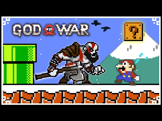 Super Mario | God Of War RAGNAROK !! [Cartoon Animation]