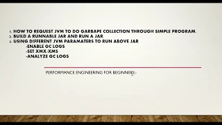 GC Tutorial Garbage Collector JAVA Performance Engineering For Beginners
