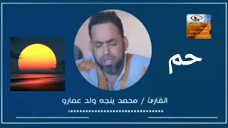 القارئ محمد ينجى ولد عمارو حم تلاوة موريتانية تقليدية 