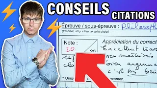 COMMENT AVOIR 20/20 EN PHILOSOPHIE AU BAC
