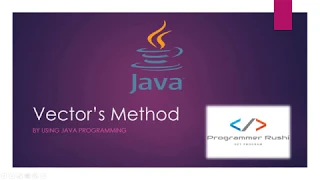 Vector s Method in JAVA