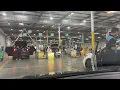 Flex Drivers Car Loadout Inside An Amazon Warehouse