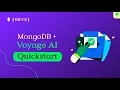 How to Generate and Store Vector Embeddings in MongoDB Atlas with Voyage AI Full Guide