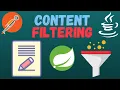 How to implement dynamic content filtering in spring boot using Jackson JSON in Tamil
