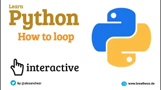 02 How to loop a list in python - Python List Exercises Tutorial Interactive