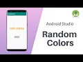 Android Random Colors code stance