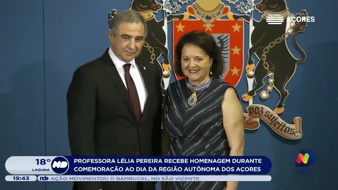 Escritora de SC recebe homenagem na Assembleia Legislativa dos Açores em Portugal