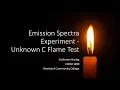 Unknown C Flame Test