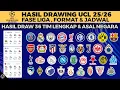 Download Lagu HASIL DRAWING LIGA CHAMPIONS 2025 LENGKAP UCL 25/26 - PSG, MADRID, BARCELONA, LIVERPOOL, MAN CITY