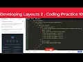 Coding Practice 10 Developing Layouts-2 VR Website Footer Section