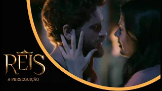 NOVELA REIS: Davi e Mical se encontram e ele promete voltar para buscá-la