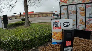 3 56 Drive Thru of the Corn Ordering Vegetables at KFC 10535 Gulf Fwy Houston Texas Mar 24 NGH