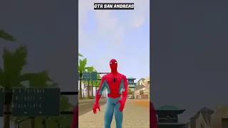 لعبنا بشخصية سبايدر مان في كل العاب جاتا Evolution Of Spider Man In GTA 