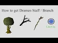 OSRS How to get Dramen Staff Branch How to Smuggle Weapon onto Entrana Quick guide