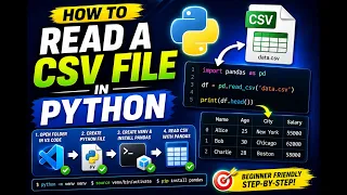 How to read csv file in Python read csv using Pandas in Python