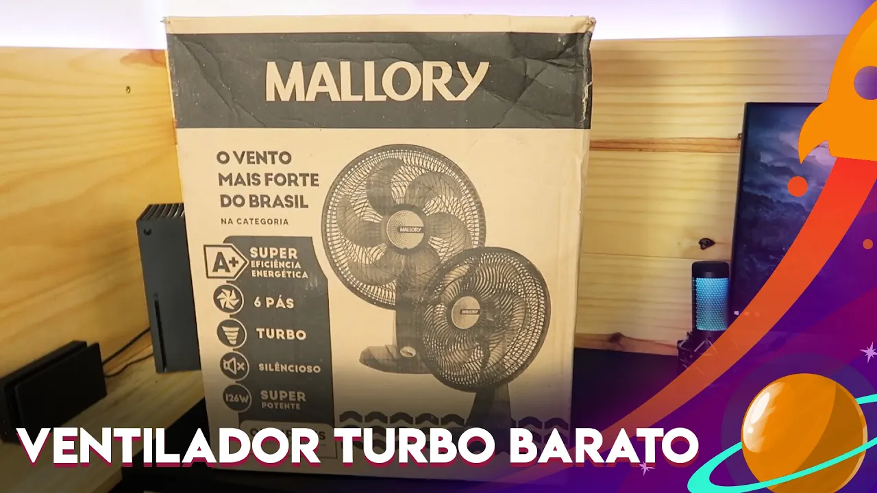 VENTILADOR MALLORY OLIMPO TS 40CM: VENTILADOR TURBO BARATO E BOM? (UNBOXING COMPLETO)