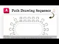How to use path array in AutoCAD Object Flow