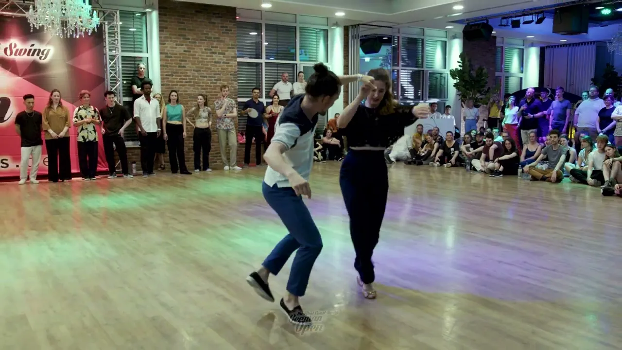 Florent Coïc & Leonie Schafft - 4th place Advanced Jack&Jill Finals - German Open 2024