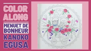 Menuet de Bonheur by Kanoko Egusa - Cute Kittens Color Along Part 1