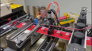 HCI FKSC V500 SERVO IN LINE CENTER SEALING GUSSET BAG MAKING MACHINE 3 side sealing