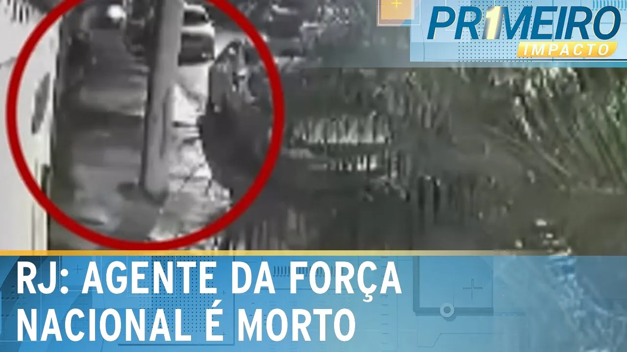 RJ: Agente da Força Nacional é baleado e morto na porta de casa | Primeiro Impacto (29/11/23)
