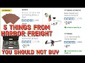 5 Things You Should NOT Buy at Harbor Freight