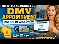 How to schedule a DMV appointment online in Wisconsin
