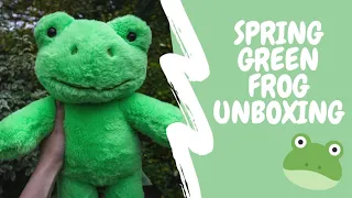 Spring Green Frog Unboxing Build A Bear