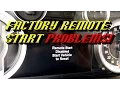 Why Your Factory Remote Start System is Disabled