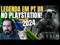 How to install Skyrim on PS4 and PS5 with Portuguese Brazil subtitles in 2024 Special Edition