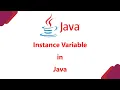 Tutorial 7 Instance Variable in Java Hindi LEARN2EARN LABS
