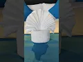 Beautiful towel design||towel folding decoration||simple towel art#viral#youtubeshorts