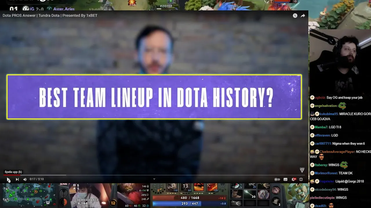 'Best Team lineup in Dota History?' -Gorgc reacts to Tundra players' answers & gives his own take