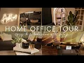 Desk Setup 2024 Full Office Tour Cozy Productive WFH Workspace Modern Moody Office