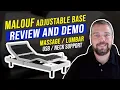 Malouf Adjustable Base Review Demo Our New Adjustable Bed Base