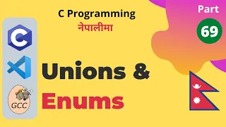 Unions and Enumerations enums C Programming Tutorial in Nepali