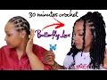 30 mins Crochet Install Butterfly Locs Crotchet Toyotress