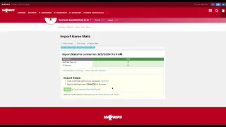 How to import Hudl Stat File to MaxPreps
