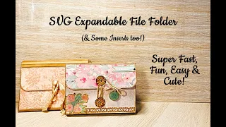 SVG Expandable File Folder - Super Fast Fun Easy Cute