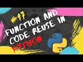 Python Tutorial for Beginners Function And Code Reuse in Python