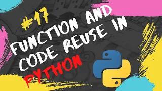 Python Tutorial for Beginners Function And Code Reuse in Python