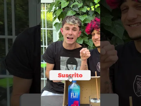 A Mi AMIGO le ENCANTA el AGUA FIJI (Le ENGAÑO)