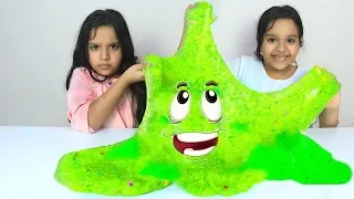 شفا و توأمتها يصنعون سلايم عملاق Shfa And Her Twin Make A Giant Slime 