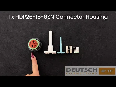 Download MP3 Deutsch HDP26-18-6SN Connector Kit | Deutsch Connectors