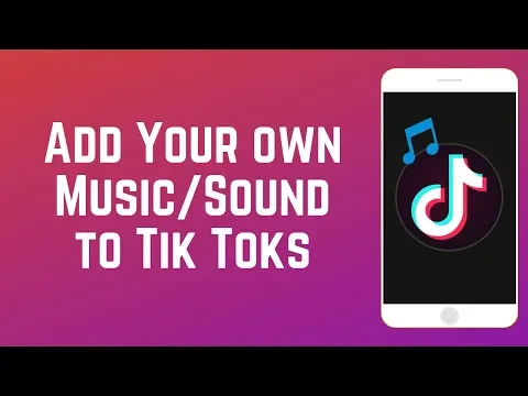 Download MP3 How to Add Your Own Music or Sound to Tik Tok Videos