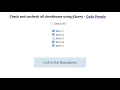 Check and uncheck all checkboxes using jQuery Output