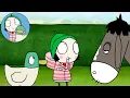 Sarah and Duck Try to Cheer Up Donkey Cartoon for Kids Sarah Duck