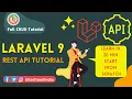 How to make rest API in LARAVEL 9 Laravel 9 API Tutorial Laravel 9 API CRUD